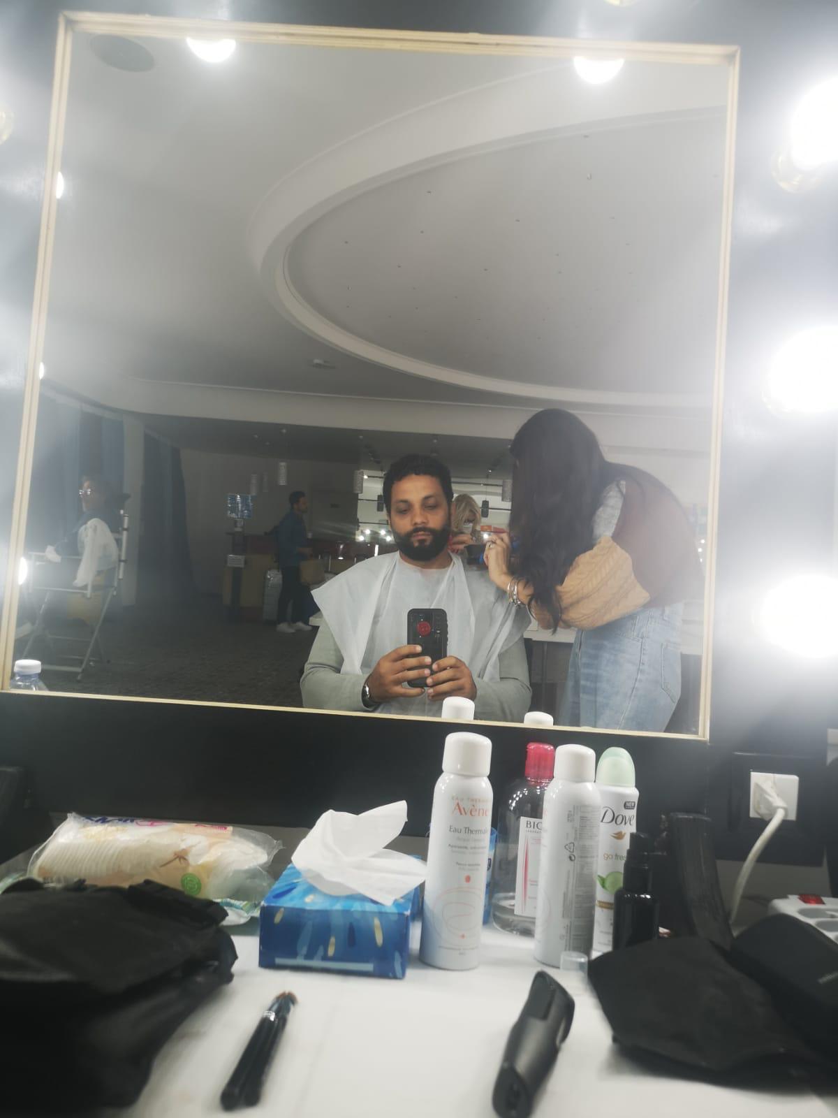 Miguel prima delle riprese